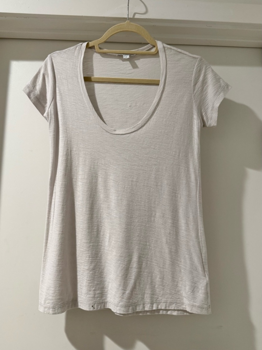 James Perse Slub Tee Scoop Neck Size 0 XS